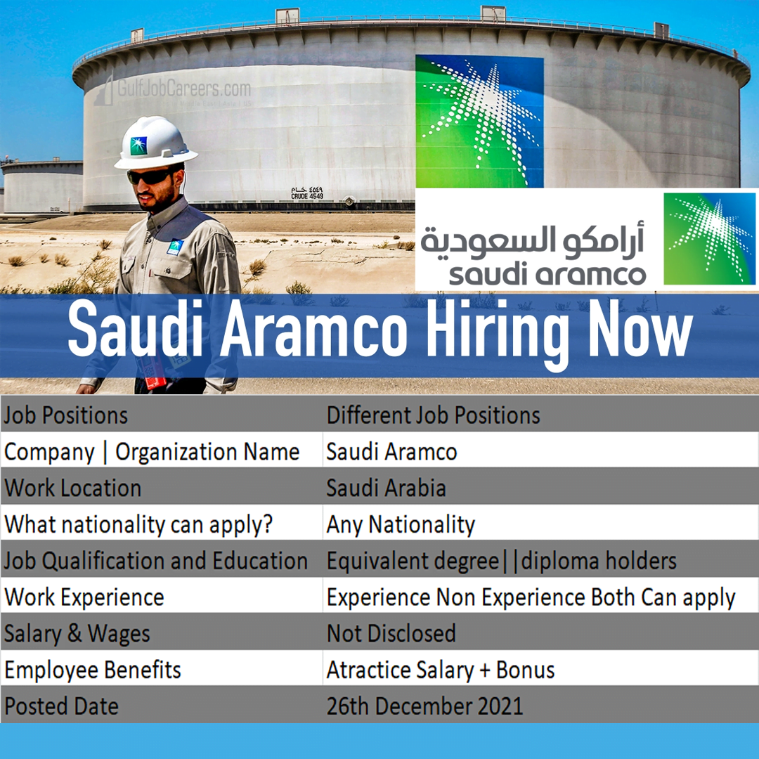 Saudi Aramco Jobs & Career