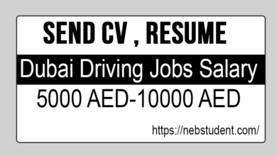 Dubai Driving Jobs Salary