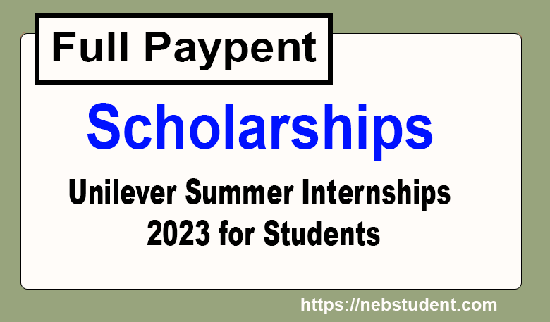 Summer Internships at Unilever for Students in 2023