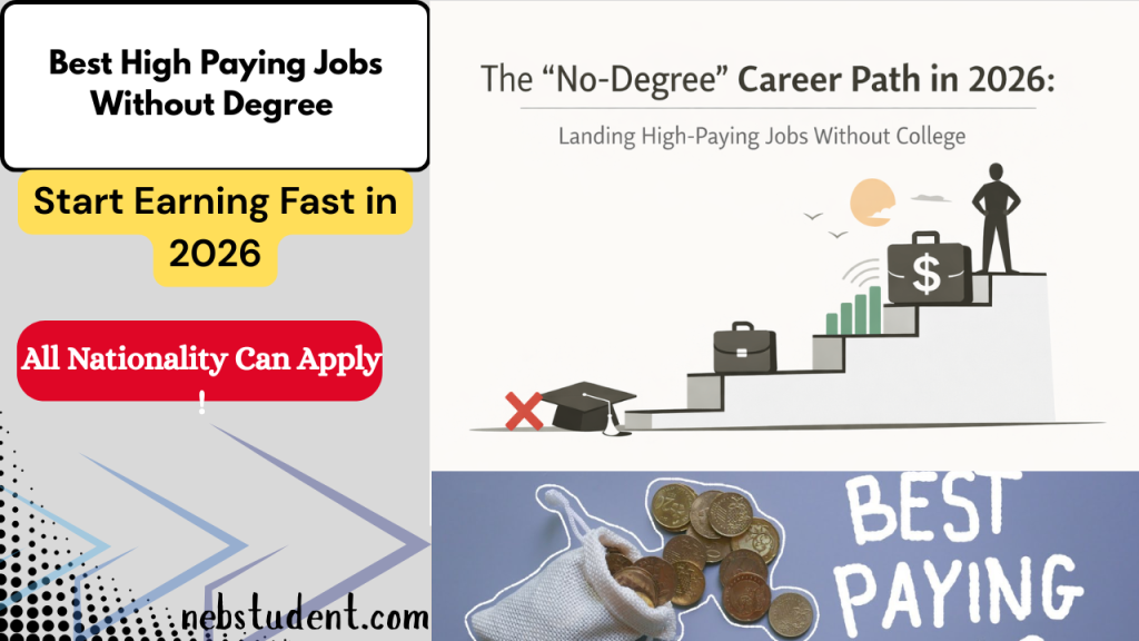 Best High Paying Jobs Without Degree – Start Earning Fast in 2026