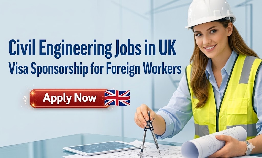 Civil Engineering Jobs in UK with Visa Sponsorship for Foreign Workers (2026)