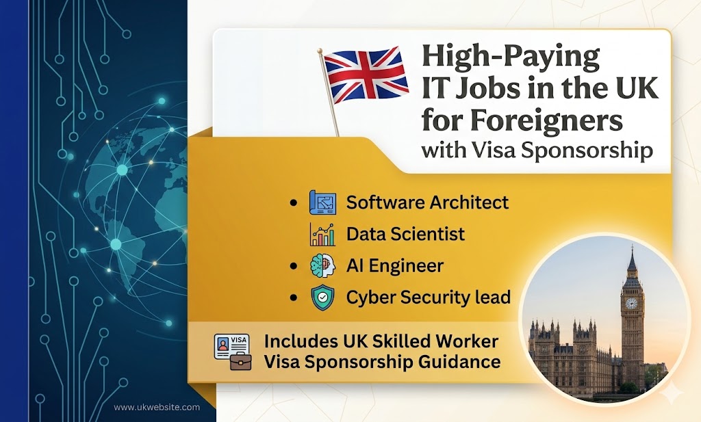 High-Paying IT Jobs in the UK for Foreigners with Visa Sponsorship
