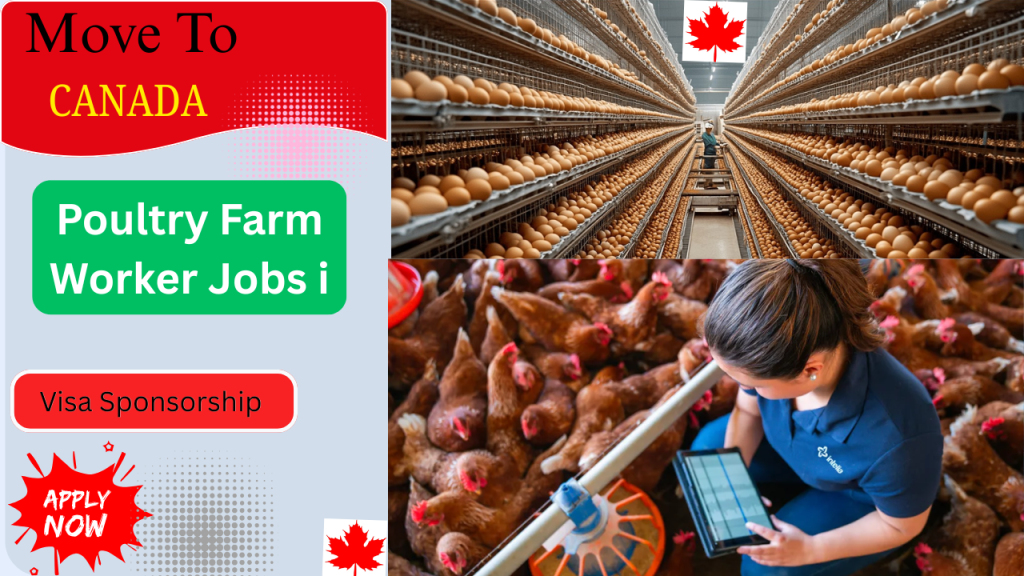Poultry Farm Worker Jobs in Canada 2026 – Visa Sponsorship