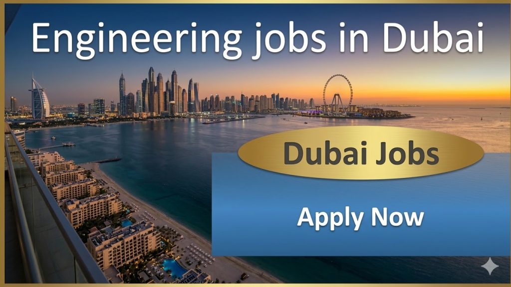 Electrical and mechanical engineer jobs in Dubai with visa sponsorship 2026