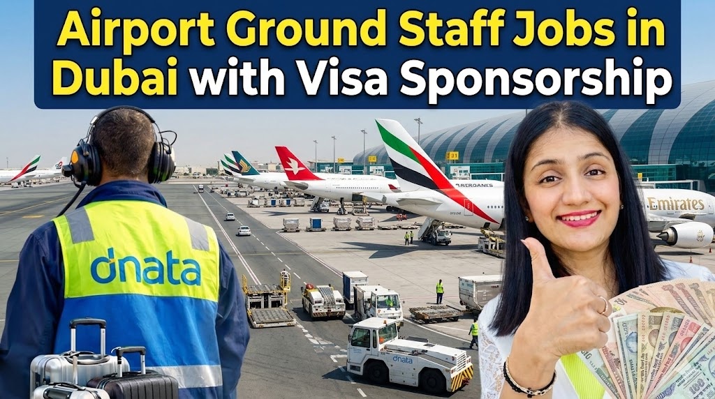 Dubai Airport Ground Staff Jobs with Visa Sponsorship 2026